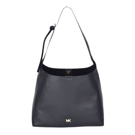 michael kors junie medium hobo black|MICHAEL Michael Kors Junie Medium Hobo .